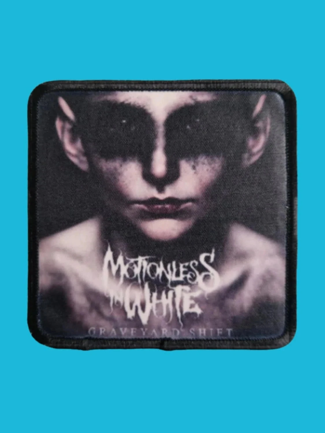 Patch Motionless in White - Graveyard Shift - Imprimé - Carré de 7,5 x 7,5 centimètres